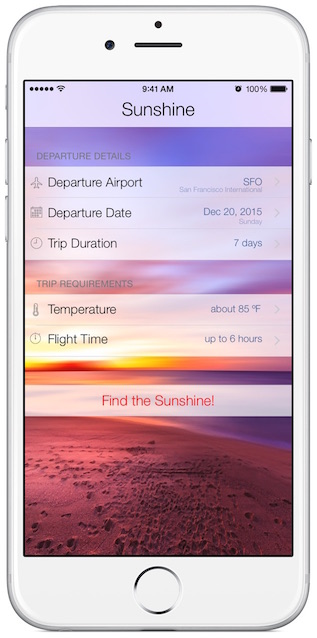 Bring Me Sunshine - Vacation Ideas