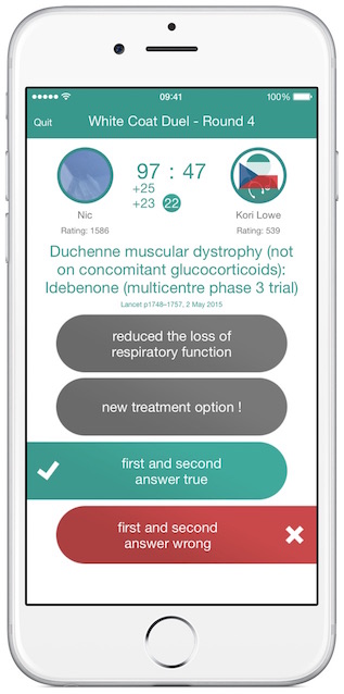 White Coat Duel - iPhone Quiz Game